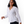 Load image into Gallery viewer, Womens white Crepe Georgette button down shirt front left side