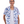 Load image into Gallery viewer, White and Blue Beachside Resort Shirt front