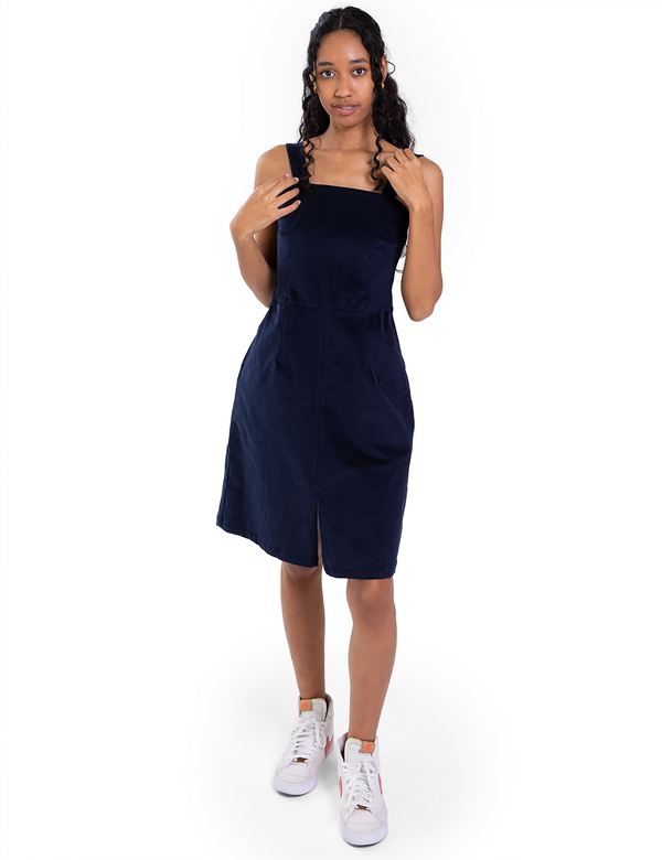 Navy blue pinafore sales dress