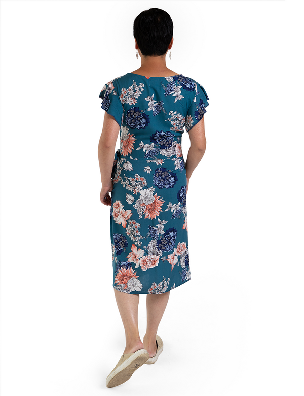 Floral Wrap Dress