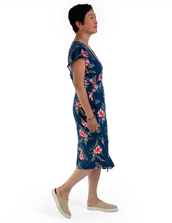 Floral Wrap Dress