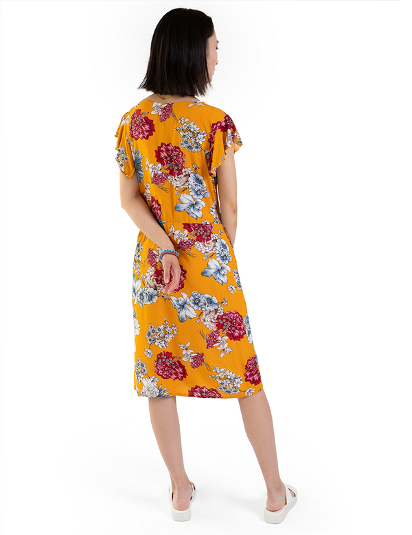 Floral Wrap Dress